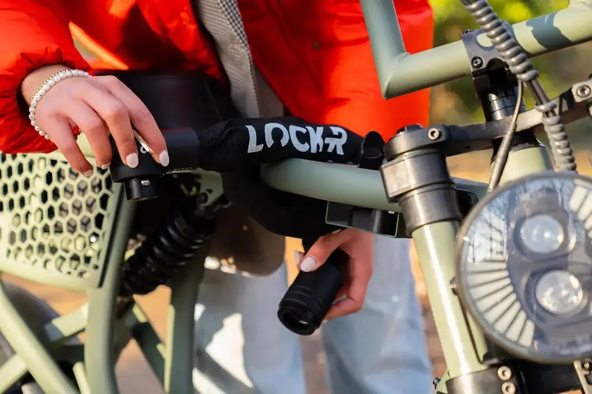 Fatbike op slot met LOCK-R